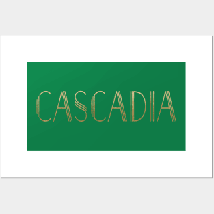 Cascadia - Classic Gold Posters and Art